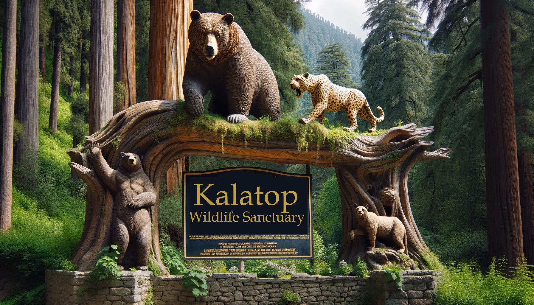 Kalatop Wildlife Sanctuary - Bharmour View