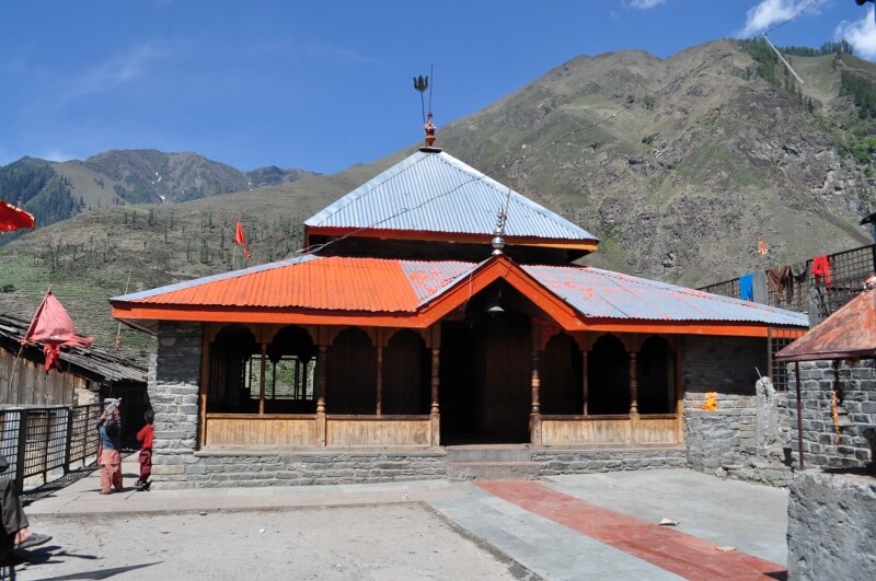 front view of mahakali banni mata temple