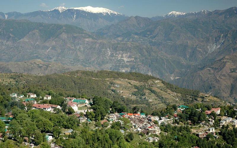 incredible view of dalhousie 102km from bharmour. Amazing Dalhousie - Khajjiar - Bharmour Tour